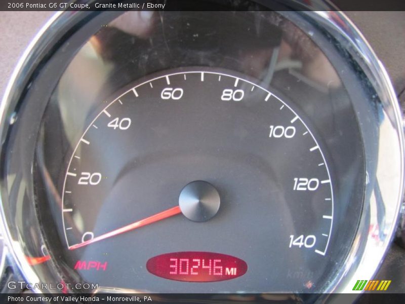 Granite Metallic / Ebony 2006 Pontiac G6 GT Coupe
