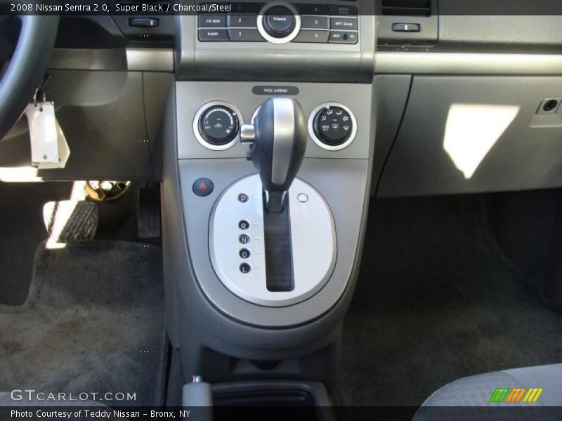 Super Black / Charcoal/Steel 2008 Nissan Sentra 2.0