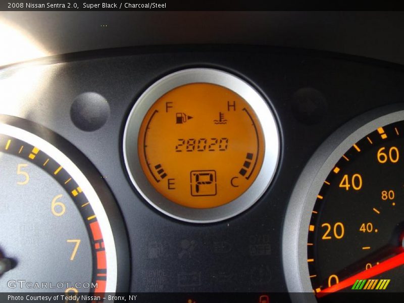 Super Black / Charcoal/Steel 2008 Nissan Sentra 2.0