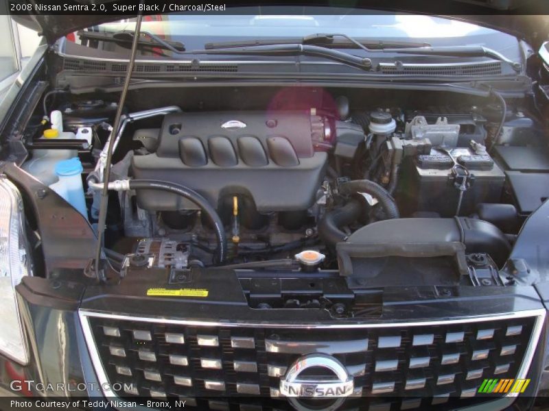 Super Black / Charcoal/Steel 2008 Nissan Sentra 2.0