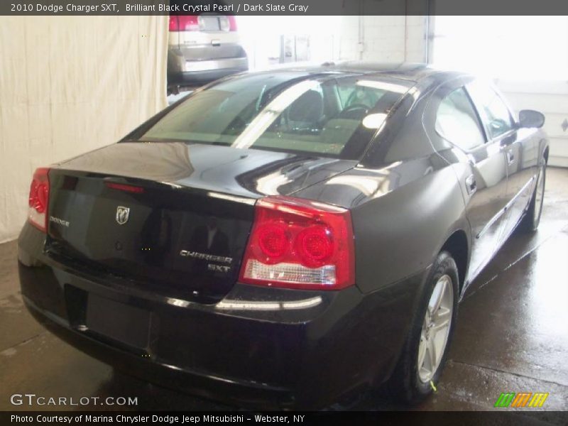 Brilliant Black Crystal Pearl / Dark Slate Gray 2010 Dodge Charger SXT