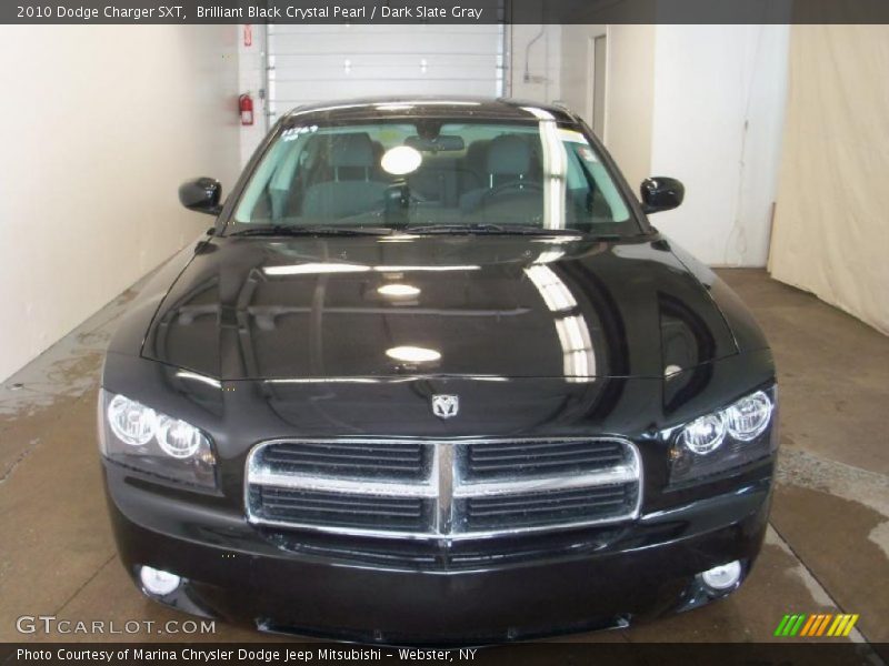 Brilliant Black Crystal Pearl / Dark Slate Gray 2010 Dodge Charger SXT