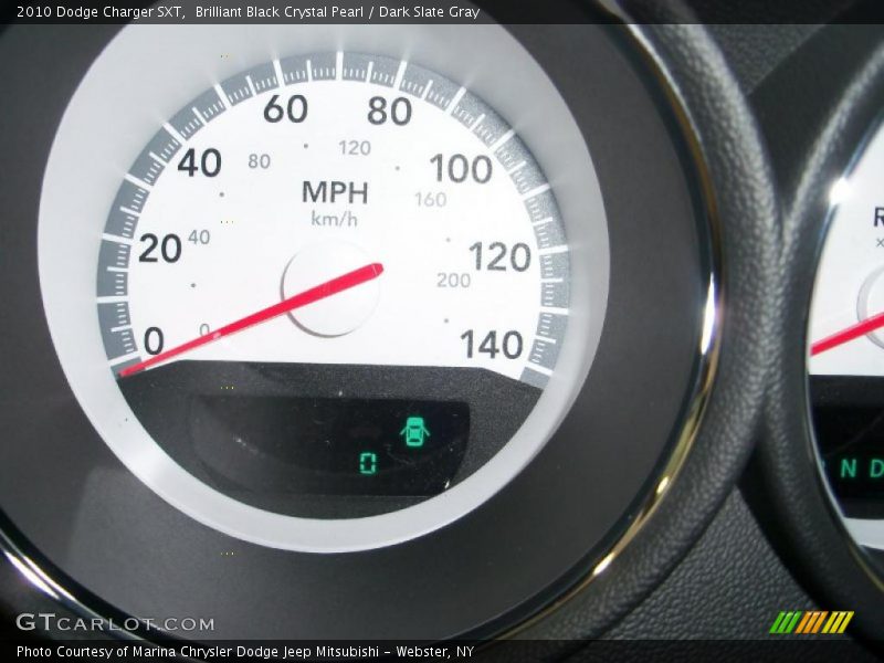 Brilliant Black Crystal Pearl / Dark Slate Gray 2010 Dodge Charger SXT