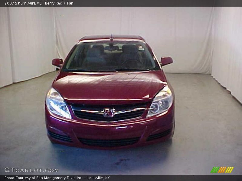 Berry Red / Tan 2007 Saturn Aura XE