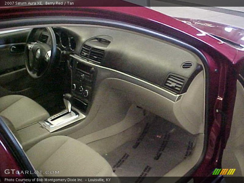 Berry Red / Tan 2007 Saturn Aura XE