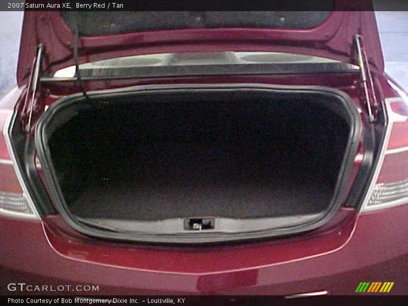Berry Red / Tan 2007 Saturn Aura XE