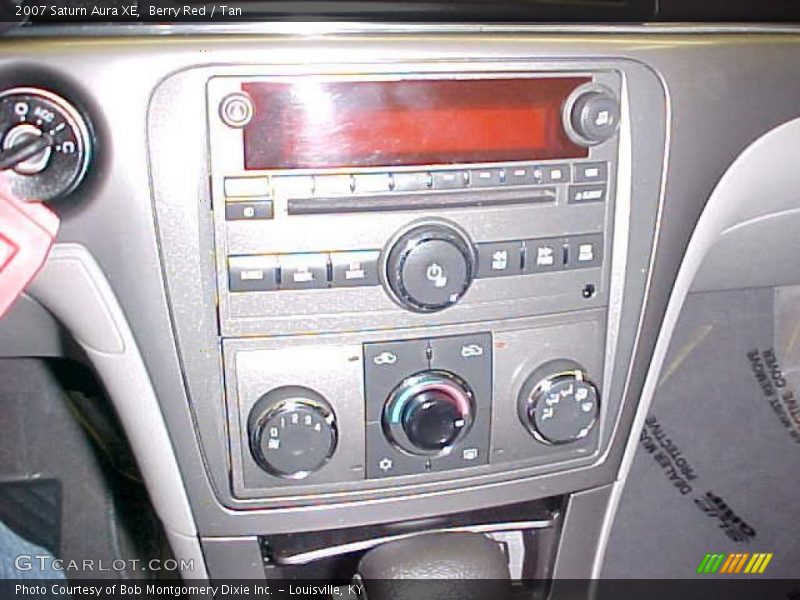 Berry Red / Tan 2007 Saturn Aura XE