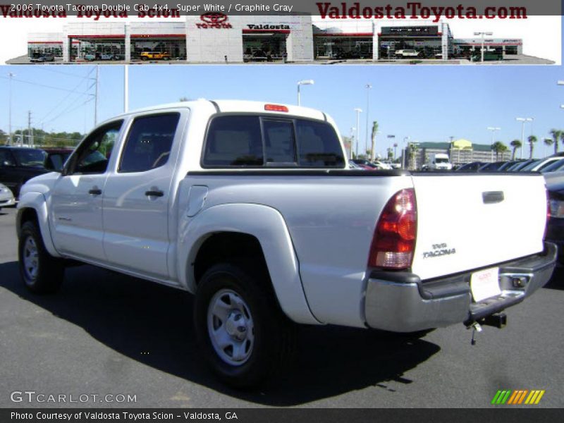 Super White / Graphite Gray 2006 Toyota Tacoma Double Cab 4x4