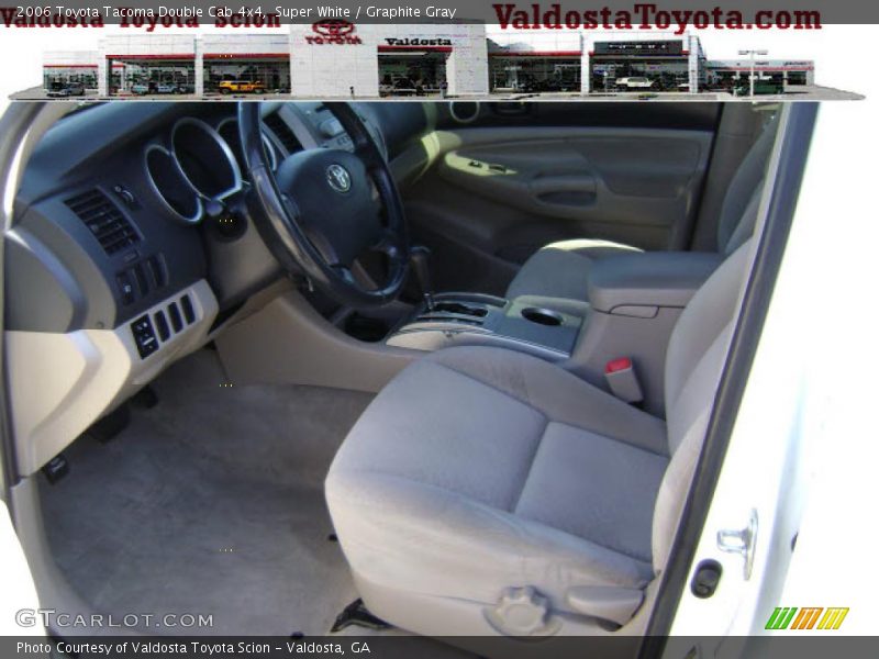 Super White / Graphite Gray 2006 Toyota Tacoma Double Cab 4x4