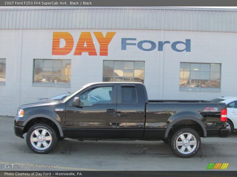 Black / Black 2007 Ford F150 FX4 SuperCab 4x4