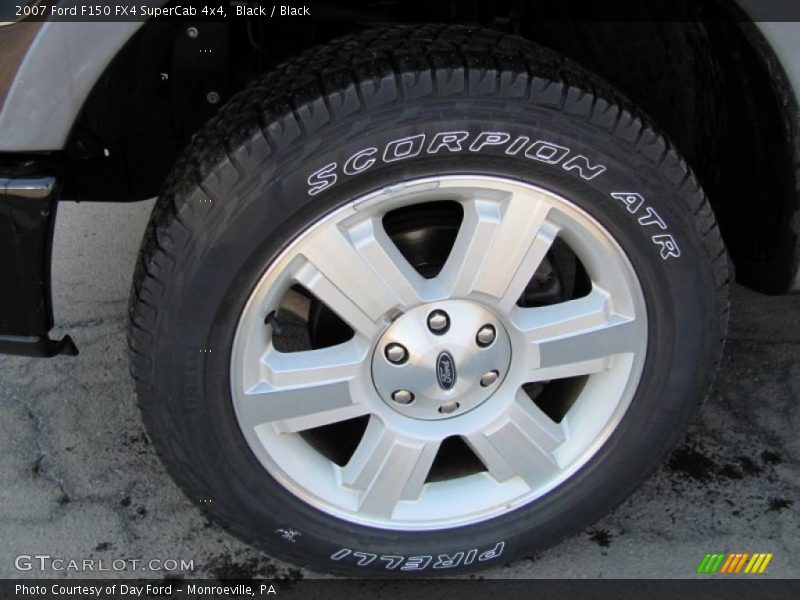 Black / Black 2007 Ford F150 FX4 SuperCab 4x4