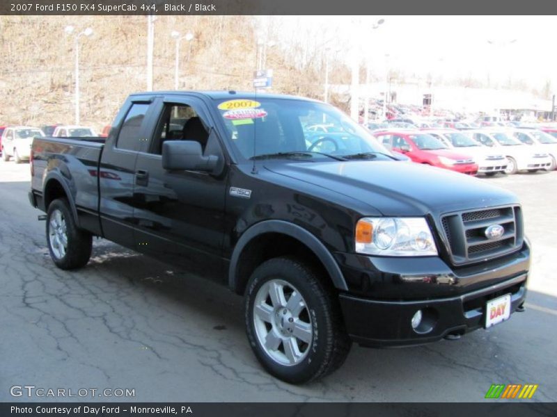 Black / Black 2007 Ford F150 FX4 SuperCab 4x4