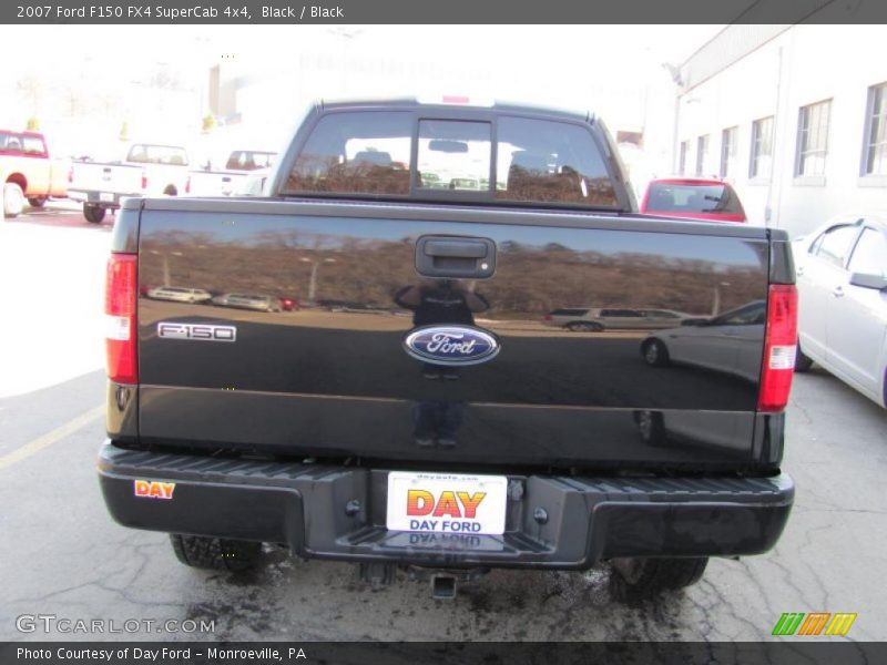 Black / Black 2007 Ford F150 FX4 SuperCab 4x4