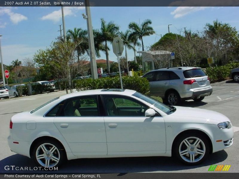 Ibis White / Beige 2007 Audi A4 2.0T Sedan