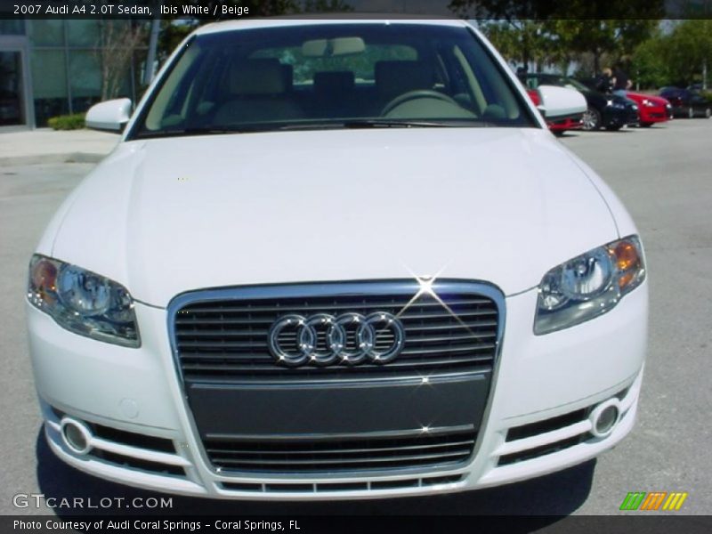 Ibis White / Beige 2007 Audi A4 2.0T Sedan