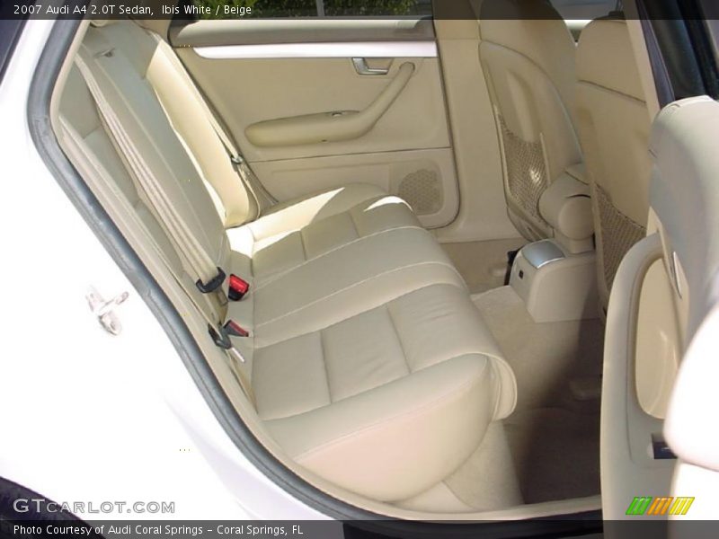 Ibis White / Beige 2007 Audi A4 2.0T Sedan