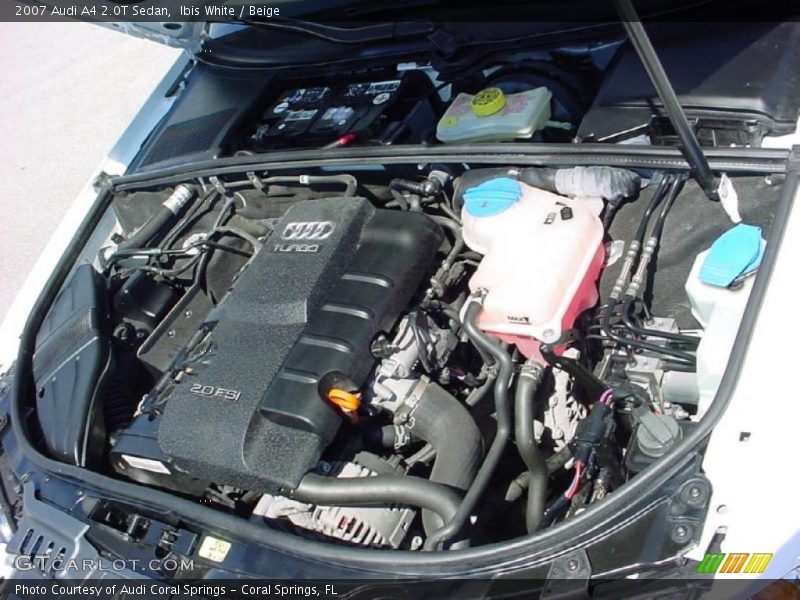 Ibis White / Beige 2007 Audi A4 2.0T Sedan