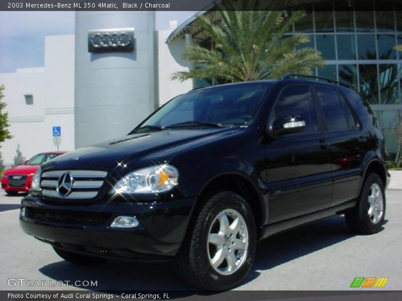 Black / Charcoal 2003 Mercedes-Benz ML 350 4Matic