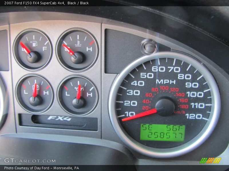 Black / Black 2007 Ford F150 FX4 SuperCab 4x4