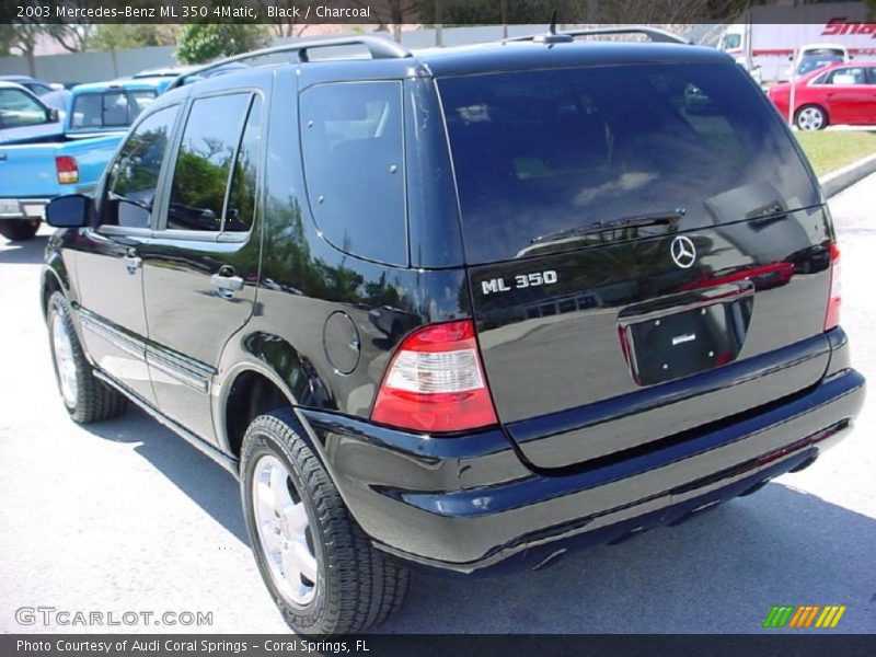 Black / Charcoal 2003 Mercedes-Benz ML 350 4Matic