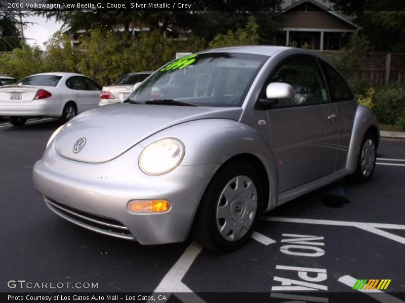 Silver Metallic / Grey 2000 Volkswagen New Beetle GL Coupe