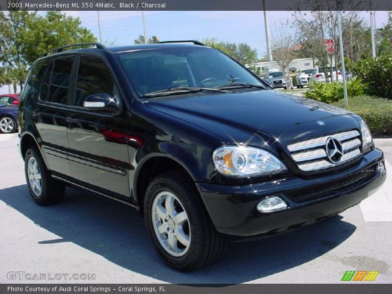 Black / Charcoal 2003 Mercedes-Benz ML 350 4Matic