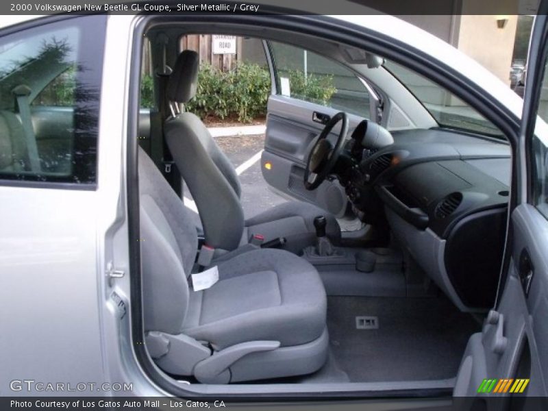 Silver Metallic / Grey 2000 Volkswagen New Beetle GL Coupe