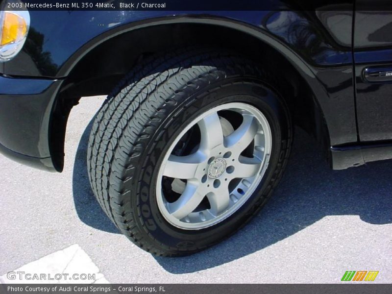 Black / Charcoal 2003 Mercedes-Benz ML 350 4Matic