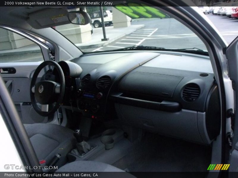 Silver Metallic / Grey 2000 Volkswagen New Beetle GL Coupe