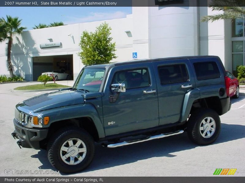 Slate Blue Metallic / Light Cashmere/Ebony 2007 Hummer H3