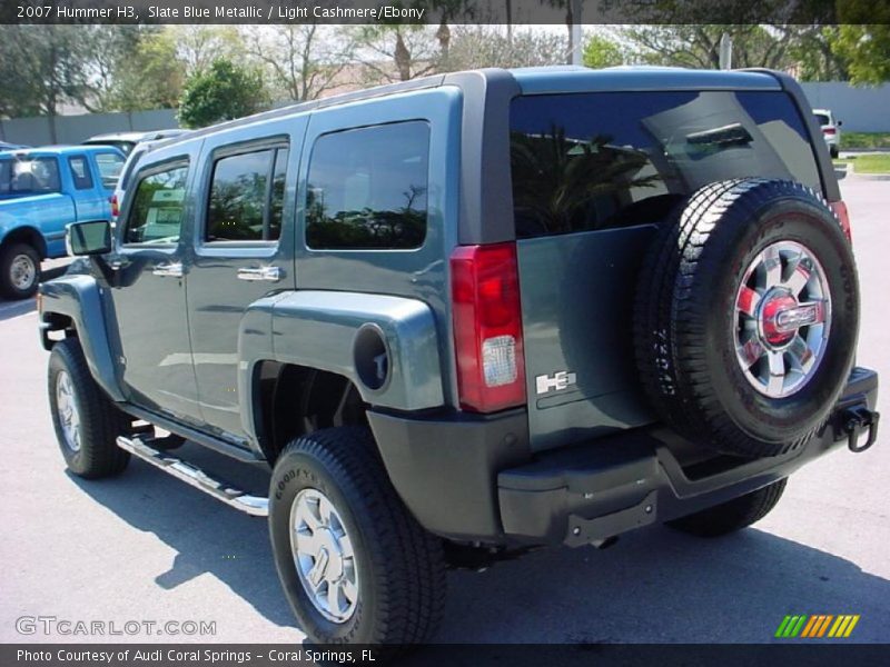 Slate Blue Metallic / Light Cashmere/Ebony 2007 Hummer H3