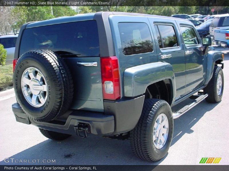 Slate Blue Metallic / Light Cashmere/Ebony 2007 Hummer H3