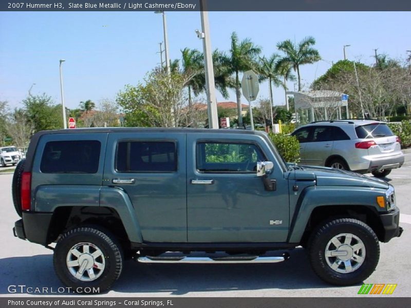 Slate Blue Metallic / Light Cashmere/Ebony 2007 Hummer H3