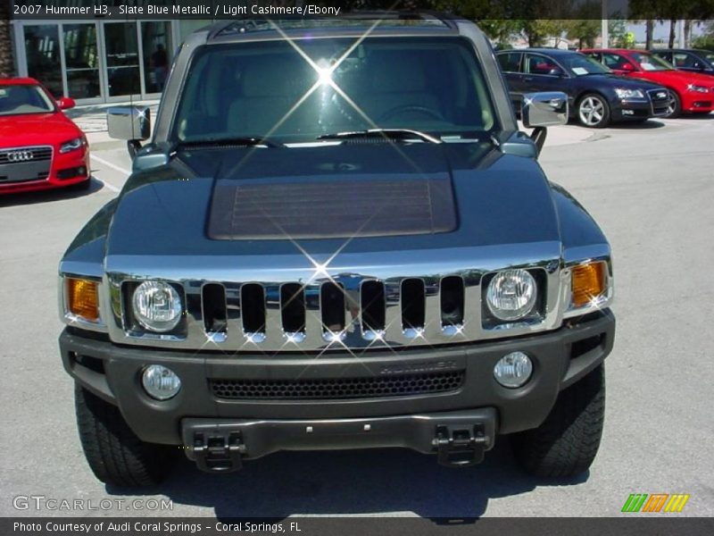 Slate Blue Metallic / Light Cashmere/Ebony 2007 Hummer H3
