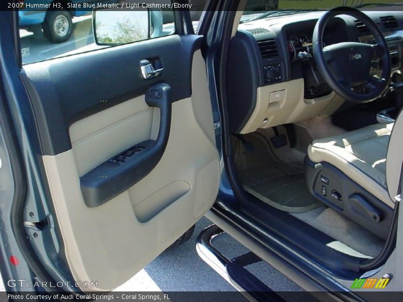 Slate Blue Metallic / Light Cashmere/Ebony 2007 Hummer H3