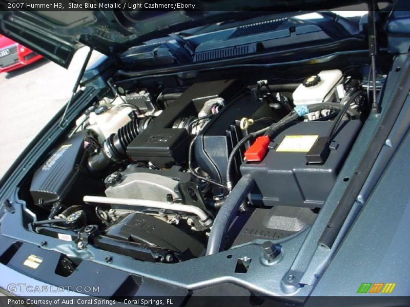 Slate Blue Metallic / Light Cashmere/Ebony 2007 Hummer H3
