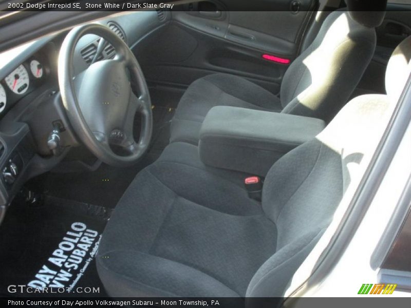 Stone White / Dark Slate Gray 2002 Dodge Intrepid SE