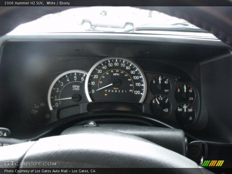 White / Ebony 2006 Hummer H2 SUV