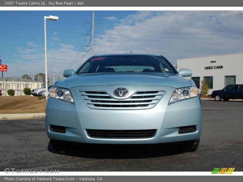Sky Blue Pearl / Ash 2007 Toyota Camry LE