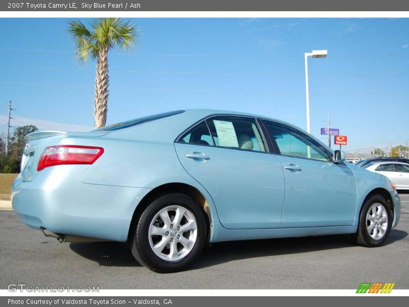 Sky Blue Pearl / Ash 2007 Toyota Camry LE