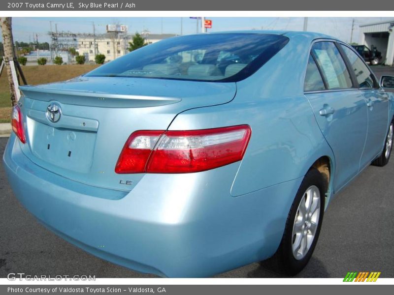 Sky Blue Pearl / Ash 2007 Toyota Camry LE