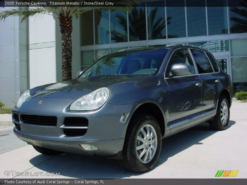 Titanium Metallic / Stone/Steel Grey 2005 Porsche Cayenne