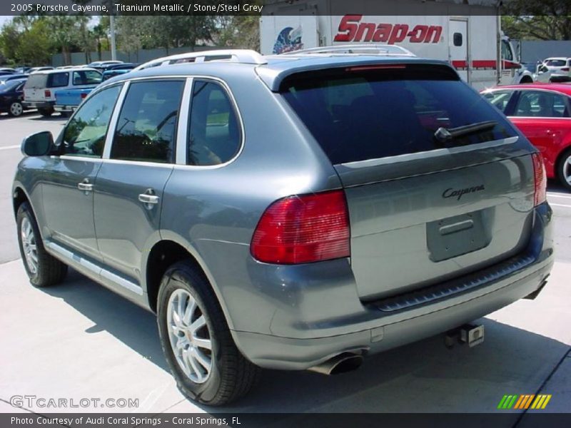 Titanium Metallic / Stone/Steel Grey 2005 Porsche Cayenne