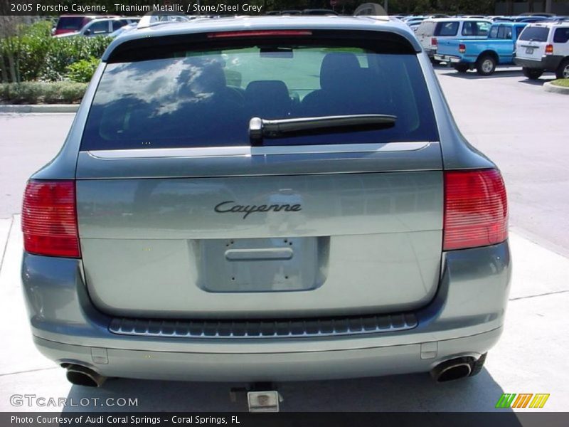 Titanium Metallic / Stone/Steel Grey 2005 Porsche Cayenne