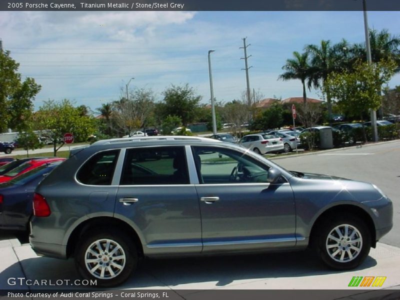 Titanium Metallic / Stone/Steel Grey 2005 Porsche Cayenne