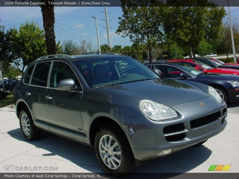 Titanium Metallic / Stone/Steel Grey 2005 Porsche Cayenne