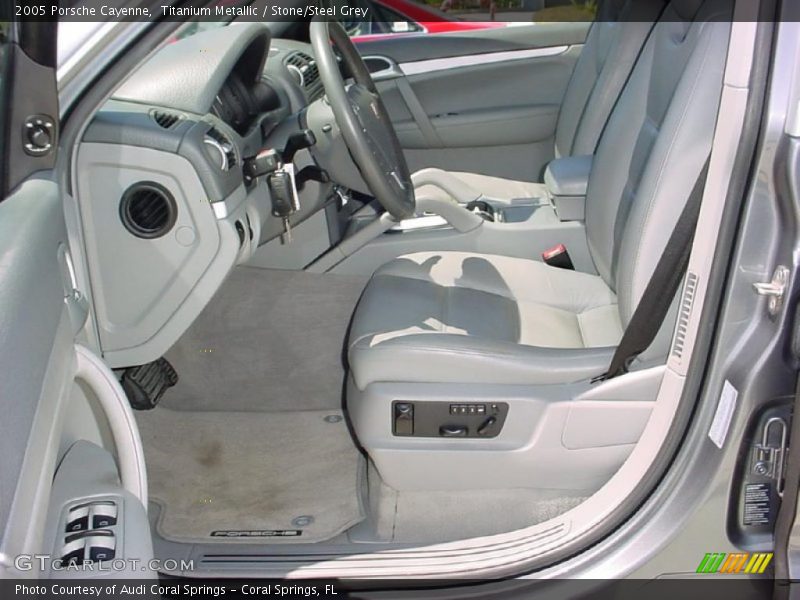 Titanium Metallic / Stone/Steel Grey 2005 Porsche Cayenne
