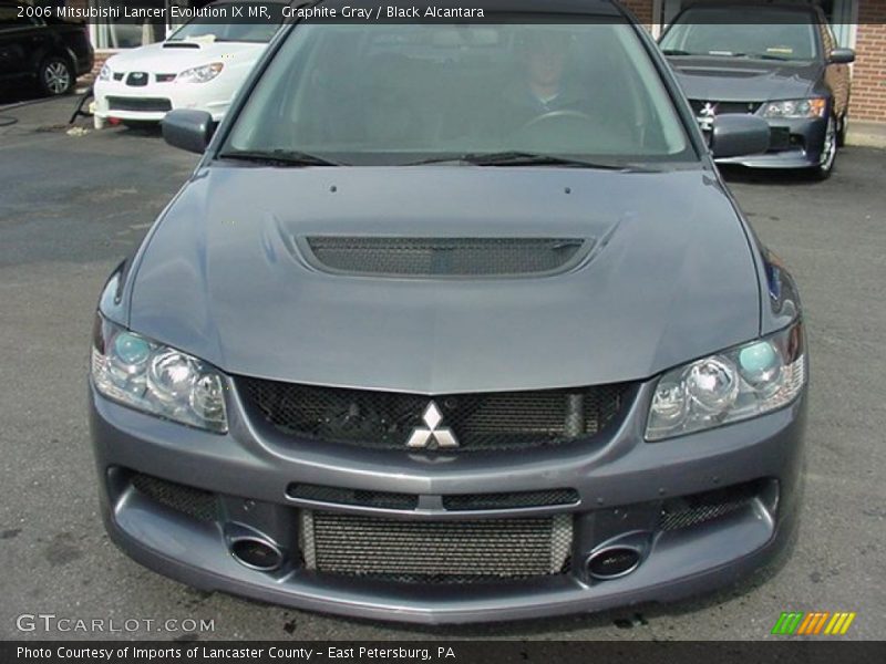 Graphite Gray / Black Alcantara 2006 Mitsubishi Lancer Evolution IX MR