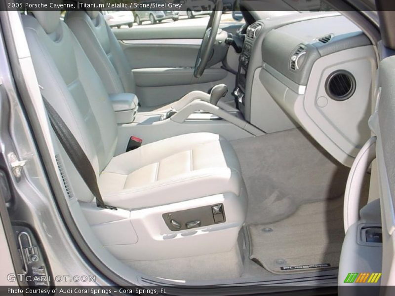 Titanium Metallic / Stone/Steel Grey 2005 Porsche Cayenne