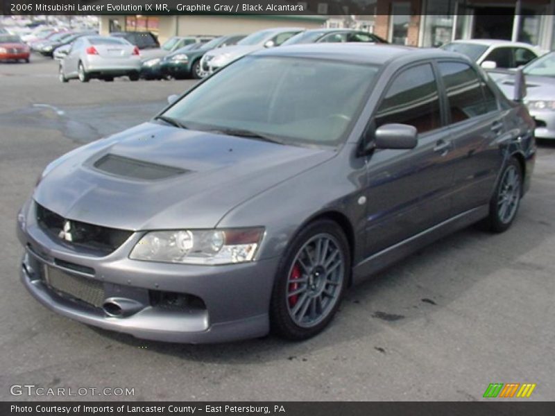 Graphite Gray / Black Alcantara 2006 Mitsubishi Lancer Evolution IX MR